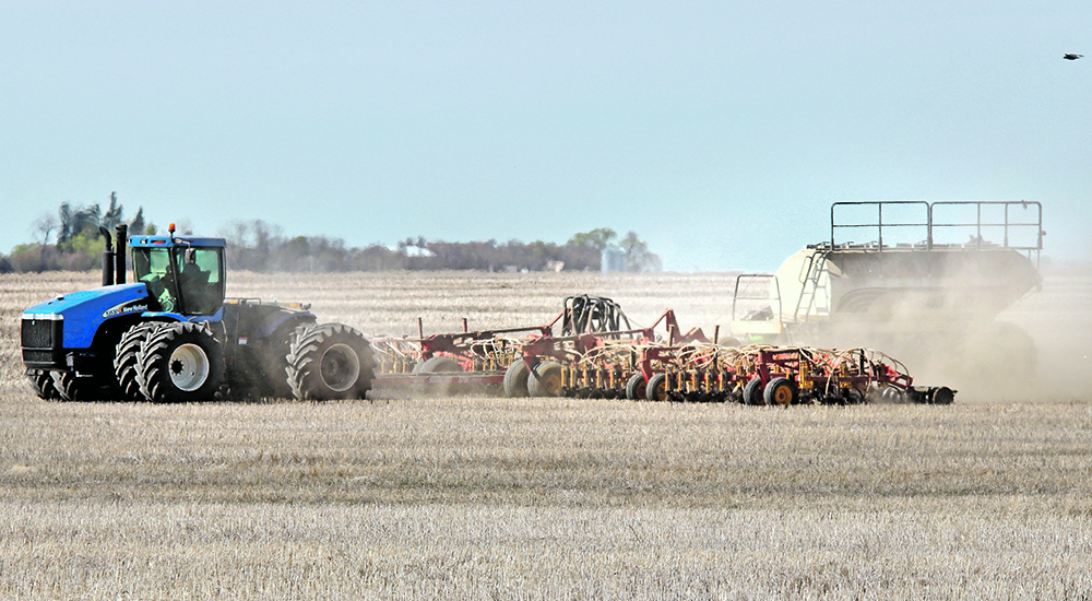 High fertilizer prices and uncertain crop markets remain a significant risk for prairie producers in the upcoming year.  |  File photo