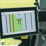 The CEMIS 1200 ISOBUS terminal controls automated steering, online documentation, ISOBUS and TASK controller applications, and section control. | Claas photo