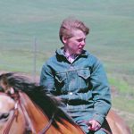 Lance Loree rides a horse as a young teenager in 1969 in the National Film Board of Canada documentary How Things Have Changed. | NFB photo