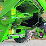 Redekop manufactures a harvest seed control unit that crushes weed seeds before they exit the combine. Sales are picking up in North America, but many growers want more data on the economic and agronomic benefits of the seed mills. | Redekop photo