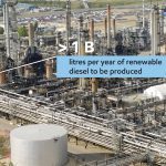 On January 26, Imperial Oil Canada confirmed it plans to build a $720 million renewable diesel facility at its Strathcona refinery near Edmonton. | Screencap via Twitter/@ImperialOil