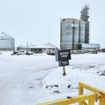 Construction work continues on the new G3 elevator at Melfort, Sask. G3 Melfort, Sask., and G3 Rycroft, Alta., will be the 18th and 19th elevators in the company’s prairie grain collection network. Both facilities are scheduled to open later this year. | Brian Cross photo
