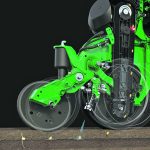 ExactShot is an in-field upgrade kit available for Deere’s ExactRate liquid fertilizer application system for planters. ExactShot sprays each corn seed with 0.2 ML of starter fertilizer as the seed is being placed into the furrow. | John Deere photo