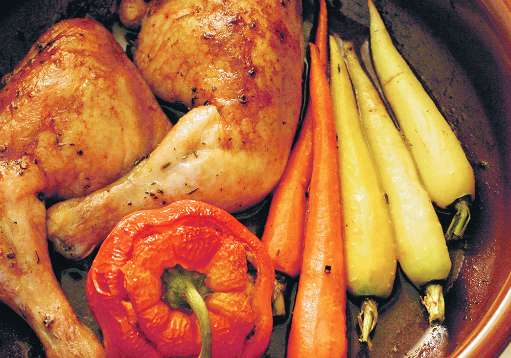 Maple Dijon dressing is very versatile and can be used with a number of vegetables and meats.  |  Sarah Galvin photo