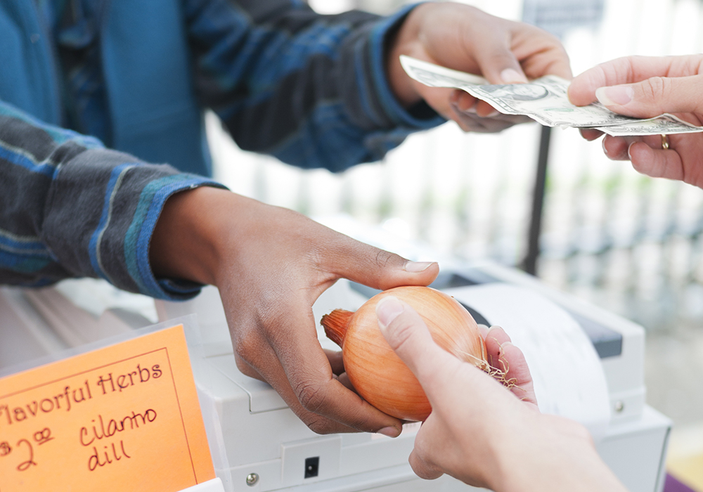 in 2021, the USDA’s food dollar research program found that the farm share of the food dollar averaged 14.5 cents. This level of analysis is lacking in Canada. | Getty Images