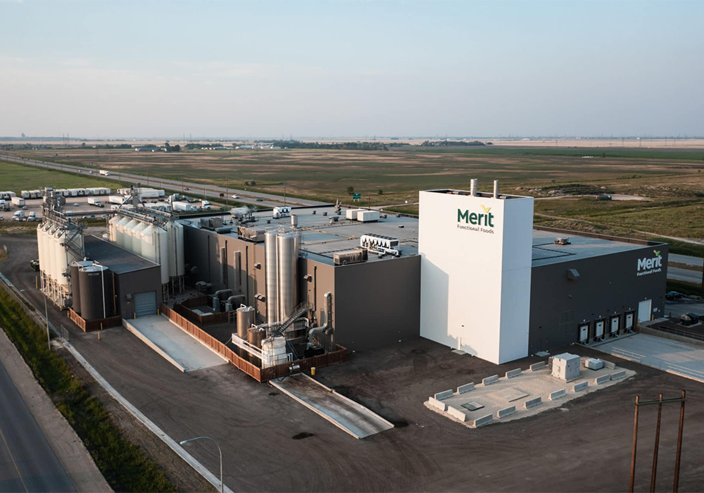 Prairie farmers should hope that somebody makes a winner out of the financial mess at Merit Functional Foods, the canola protein processor in Winnipeg that has been placed in receivership. | Screencap via meritfoods.com