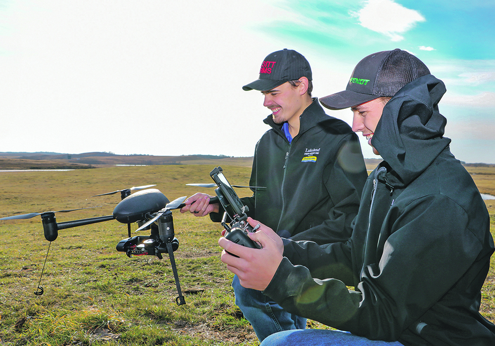 Under the program, 50 percent of wages are covered to a maximum of $14,000 for agricultural employers hiring Canadian youth. | Lakeland College photo