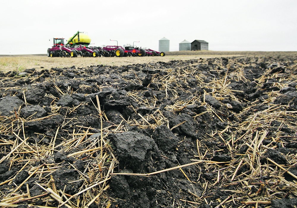 Soil structure and moisture conditions often differ substantially between different quarter sections, so farmers hoping for the least wasteful use of fertilizer should alter fertilizer rates based upon those conditions.  |  File photo