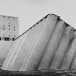 In mid-October 1913, the new Transcona Grain Elevator was ready to accept the fall crop but the clay soils of Winnipeg had a surprise in store. | L.B. Foote photo, courtesy of the Archives of Manitoba