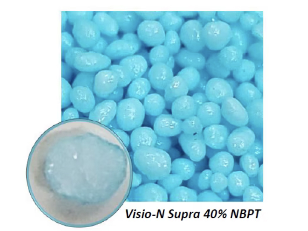 The latest product in Soilgenic Technologies’ lineup is Visio-N Supra, which contains 40 percent N-(n-Butyl) thiophosphoric triamide (NBPT). | Soilgenic Technologies photo