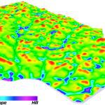 SWAT maps (soil, water and topography) are high-resolution soil foundation maps used to build variable rate fertility maps. This topographical map shows where the water flows in a field. Water flow determines subsurface soil conditions. | Croptimistic image