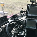 Systems like this one use scanners, GPS and computers to provide more than 350 data points per acre to help make farming more efficient and profitable. Despite promised benefits fewer than half of farmers have adopted things like autosteer, GPS mapping or slow-release fertilizers. | Mitchell Blyth photo