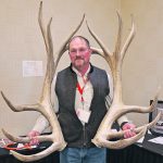 Alberta Elk Commission chair Bob Boos holds a set of antlers from one of his bulls. He says few grain or livestock producers understand the thick book of rules, regulations and inspections that elk producers must follow to stay in business. | Mary MacArthur photo