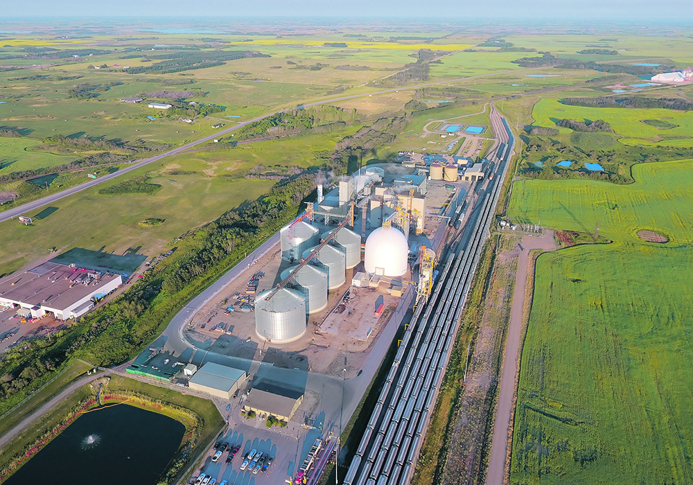 Louis Dreyfus built its canola crush plant in Yorkton, Sask., in 2009. Work on a new expansion is expected to be completed by 2025.  |  Reid Nagy photo courtesy of LDC Media