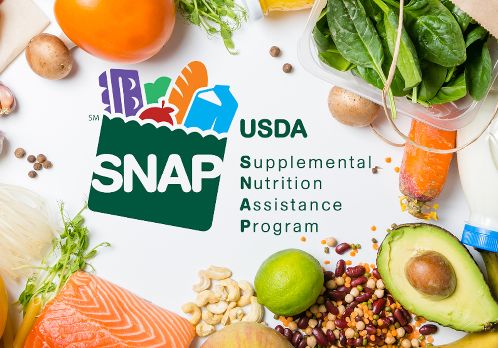 A screencap of the USDA's Supplementary Nutrition Assistance Program logo.