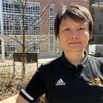 Researcher Tongzhe Li is pictured on the University of Guelph campus.