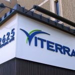 A Viterra sign outside a corporate office.