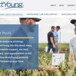 A screencap of the BrettYoung website.