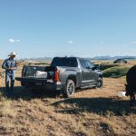 Trent Lewis says that unlike trucks they’ve owned in the past, their Toyota Tundra can handle anything they can throw at it at One Mile Ranch as well as offering a refined family ride for trips to the city.