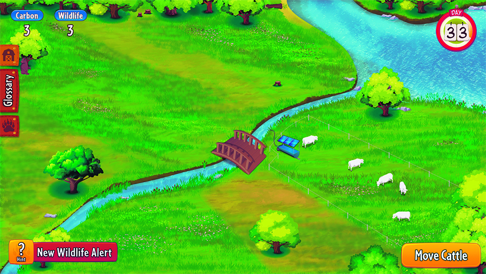 The Guardians of the Grasslands video game uses a variety of approaches to teach young people about the role cattle play in protecting grasslands. | Story Brokers Media House photo