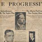 A photo of the cover of the first The Progressive newspaper from August 27, 1923.