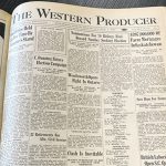 The publisher of The Western Producer, Cory Bourdeaud’hui, said the news organization owes its longevity and success to the farmers who supported it. This week The Western Producer marks 100 years of publishing. | Bruce Dyck photo