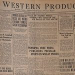 The Aug. 27, 1927, front page may have had no photos, but I bet all the stories were read just as thoroughly — if not more — than today’s newspaper stories with their flashy photos and fancy info-graphics. | Michael Robin photo
