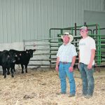 Dave and Carlin Rajotte of D & N Livestock at Peebles, Sask., are participating in an ADOPT project that is testing ear tag technology to determine if heifers are in heat. | Karen Briere photo