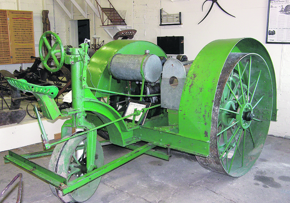 This tractor, now displayed in the Lester F. Larsen Tractor Test and Power Museum at the Nebraska Tractor Test Lab, was marketed as a “Ford”, but its manufacturer wasn’t Henry Ford’s company. It proved so incapable that its owner, who eventually became a member of the Nebraska legislature, helped enact a law that established the Nebraska Tractor Test Lab.  |  Scott Garvey photo