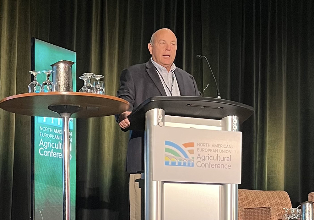 American Farm Bureau Federation president Zippy Duvall said farmers want the opportunity to feed their families and the world. | Karen Briere photo
