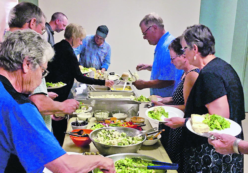 Rather than offering sit-down, served meals, many fall suppers are now self-serve buffets.  |  Sarah Galvin photo