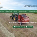 The program is part of a federal initiative and network of living labs across Canada, which uses a producer centred approach to agricultural innovation. | Screencap via peacelivinglab.ca