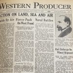 Even the agricultural news had a wartime flavour in the 30s. | Bruce Dyck photo