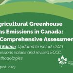 The report by National Farmers Union policy assistant John Mills found emissions were 11.1 million tonnes per year in 1990 and 22 million tonnes in 2021. | Screencap via NFU.ca
