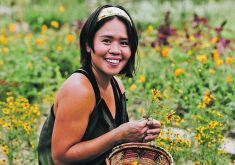Lourdes Still focuses on growing flowers to dry and use for natural dying.  |  Photo supplied by Lourdes Still