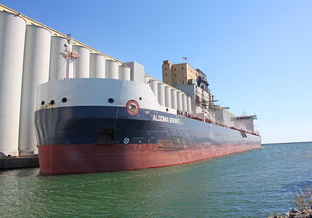 The strike's impacts could reach beyond southwestern Ontario if it continues. The seaway usually closes during freeze-up in January, and the backlog could hit western grain shipments coming out of Thunder Bay if a resolution isn't found before the New Year. | Port of Thunder Bay photo