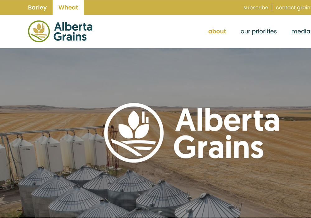 The merger has been a decade in the making with Alberta Wheat and Alberta Barley first taking steps to share resources and then launching a plebiscite in 2022, which passed with massive support, although with single digit eligible voter turnout. | Screencap via albertawheatbarley.com