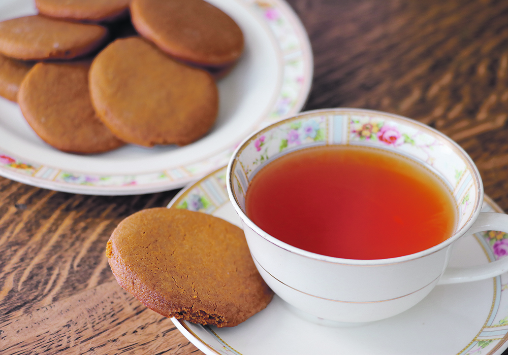 Gingersnap cookies were sweetened with molasses but satisfied the sweet cravings of children and adults during the Second World War. They went well with a precious cup of tea.  |  Betty Ann Deobald photo