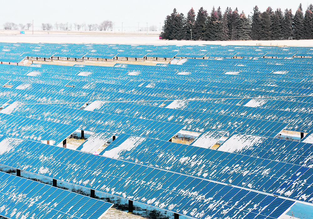 The author writes that southern Alberta is ideal for connecting large amounts of renewable energy capacity to the grid while consuming negligible amounts of agricultural land. However, he says solar energy can also be built in smaller sizes and widely distributed to areas closer to where the energy is being consumed.  |  File photo
