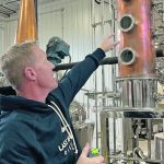 Colin Schmidt of Last Mountain Distillery says demand is strong for his straight rye whisky, but it’s not an easy grain with which to work. | Ed White photo