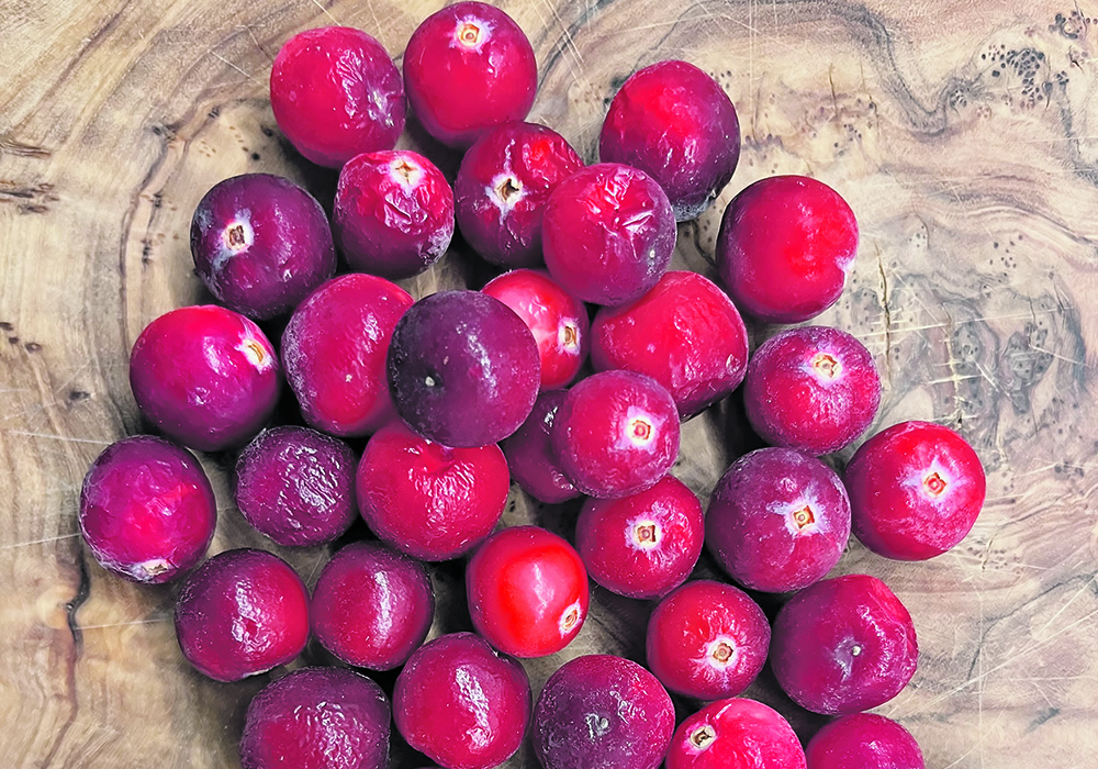 Glistening red cranberries provide a pop of colour and an antioxidant boost to holiday dishes. | Jodie Mirosovsky photo