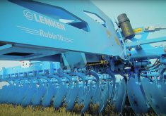 Lemken is currently field trialling a Rubin 10 high-speed disc with the widest working width it has yet offered: 33 feet. It is expected to be available next season.  |  Lemken screen capture