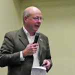 Bob Weaber of Kansas State University, spoke at Canadian Western Agribition during the Canadian Beef Breeds Council (CBBC) annual general meeting about how genetics correlate with sustainability. | Melissa Jeffers-Bezan photo