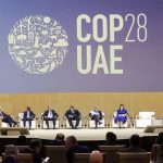 How do half a million people travelling to an isolated emirate on the edge of a Middle Eastern desert resemble anything close to green? | Screencap via Facebook/COP28 UAE