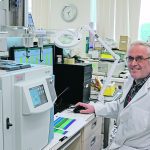 Mark Smith, an Agriculture Canada research scientist in Saskatoon, has been studying canola seeds and seedlings to understand why some varieties are more tolerant of cold soils. | Photo courtesy of Agriculture Canada