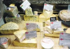 British cheese access to Canada is not technically linked to the dispute over Canadian beef, but many see the two products as connected in the give-and-take of trade talks.  |  Reuters/ Phil Noble photo