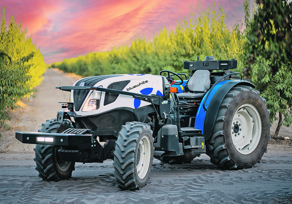 Bluewhite can fit its Pathfinder autonomy kit onto most utility tractors with basic features.  |  Bluewhite photo
