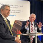 Ted McKinney, left, says Trump is proud of the renegotiation of the North American Free Trade Agreement as one of his successes, so his ire on trade isn’t likely to be focused on Canada. The danger, however, is that there is widespread unhappiness with Canada’s implementation of the dairy deal reached during the Trump years. | Ed White photo
