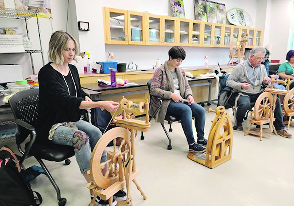 Fibre Week was held each June at Olds College in Olds, Alta., and included activities such as workshops, an artisan market and social events.  |  Olds College photo