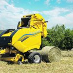 New Holland is celebrating 50 years of round baler production this year. It will be changing the standard colour of its North American haying equipment line to yellow, which matches its equipment sold in other regions of the world. | CNH photo